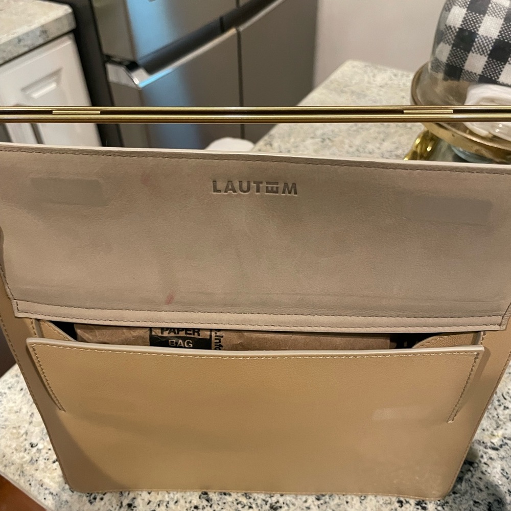 LAUTEM Temptation Handbag In Nude Color - Picture 5 of 5